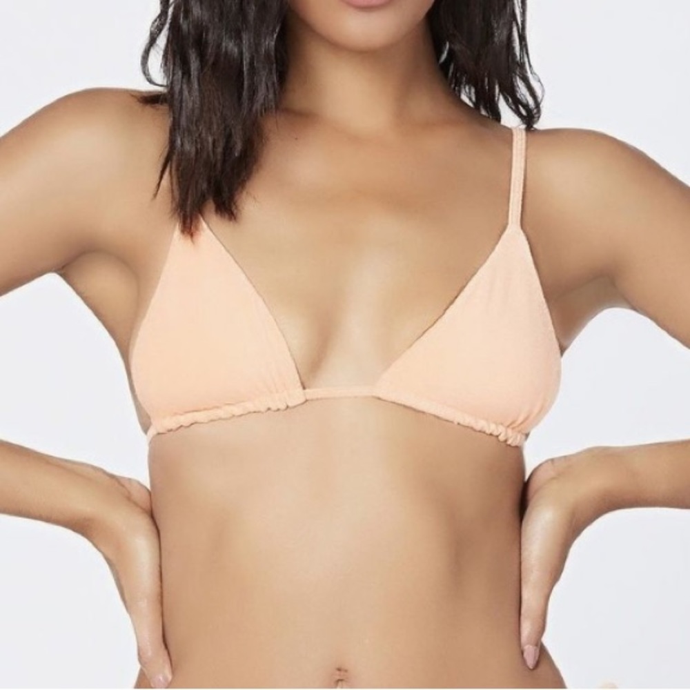 L*Space Tangy Terry Brittany Bikini Top and Cabana Bitsy Bikini Bottom-New